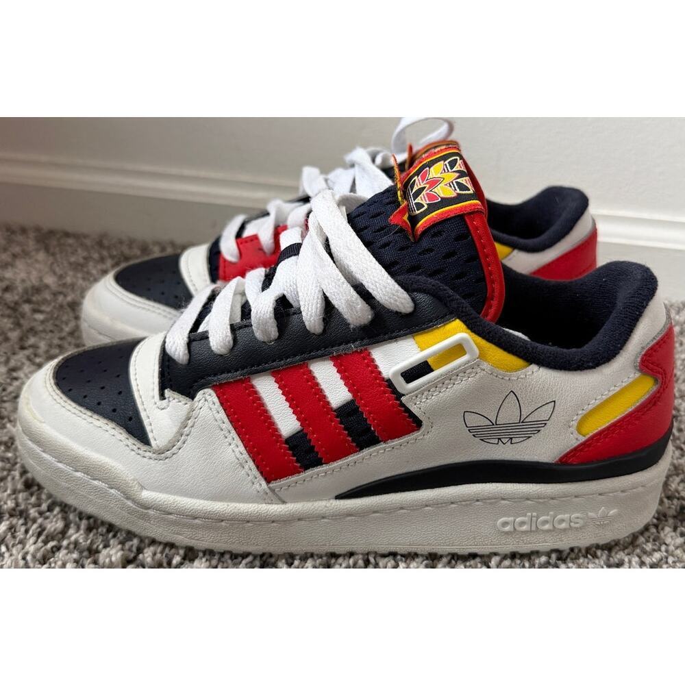 Adidas Forum Low Legend Ink Red size 5.5 - Picture 2 of 7